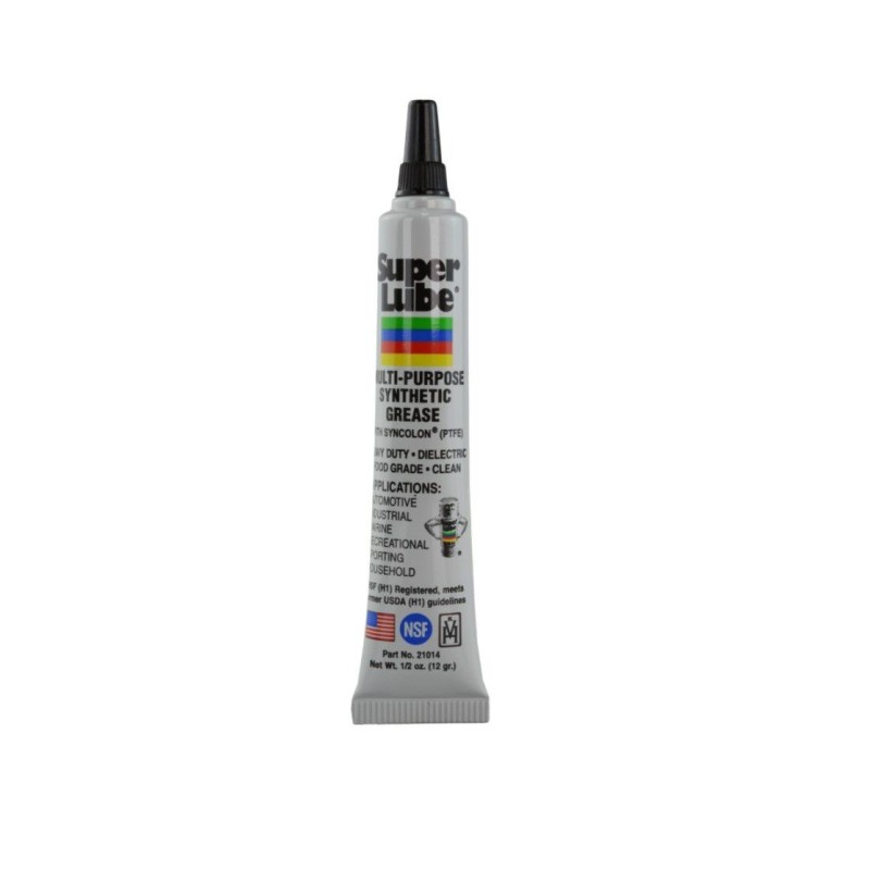 Super Lube® Multi-Purpose Synthetic Grease with Syncolon® (PTFE) - 12 g Super Lube® Multi-Purpose Synthetic Grease with Syncolon® (PTFE) - 12 g