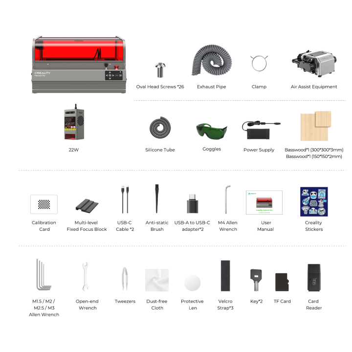 Creality Laser Falcon 2 Pro – 22 W